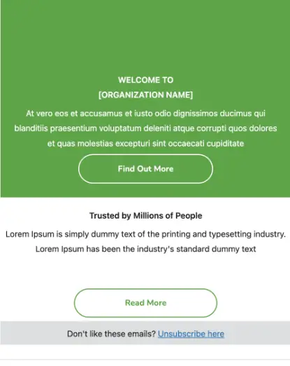 Social Proof Welcome Email